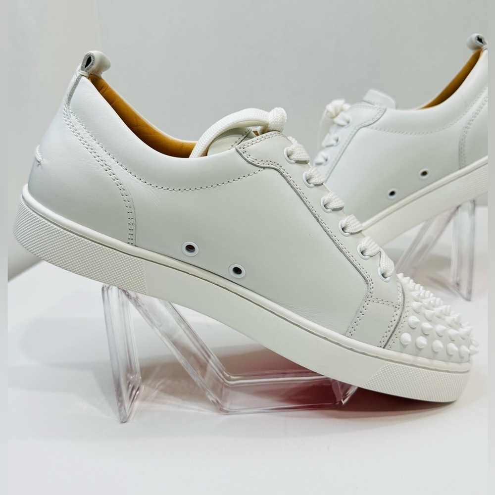Christian Louboutin Louis Junior Spikes Leather Sneakers Size EU-42 Men’s Size 9 - Picture 9 of 15